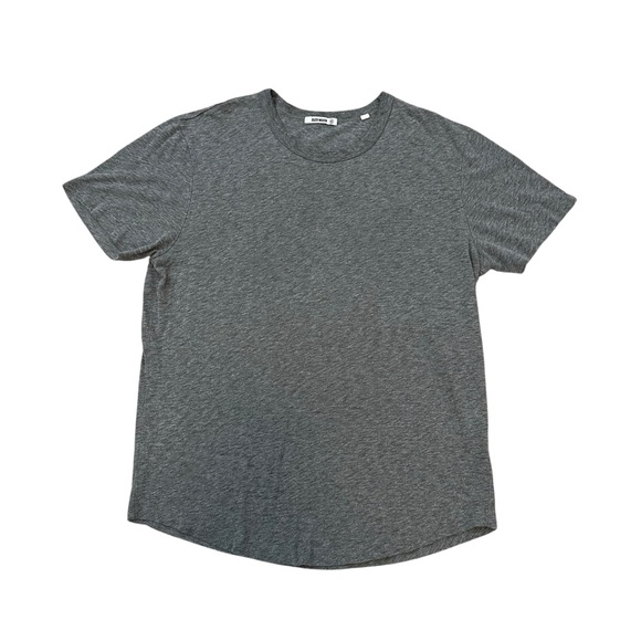 Buck Mason Tri-Blend Curved Hem Tee in Gray Size M - Picture 1 of 7